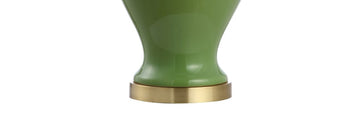 Sagwa 33" Ceramic/Iron Modern Classic LED Table Lamp - JONATHAN Y
